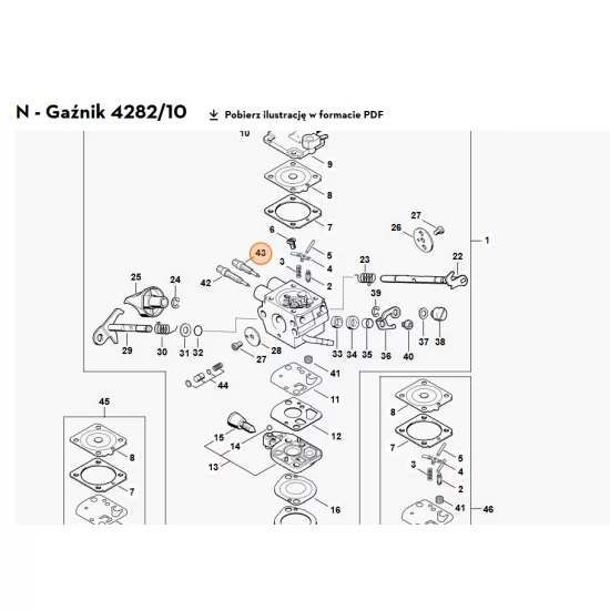 STIHL   Główna śruba regulacyjna 4282 122 6705